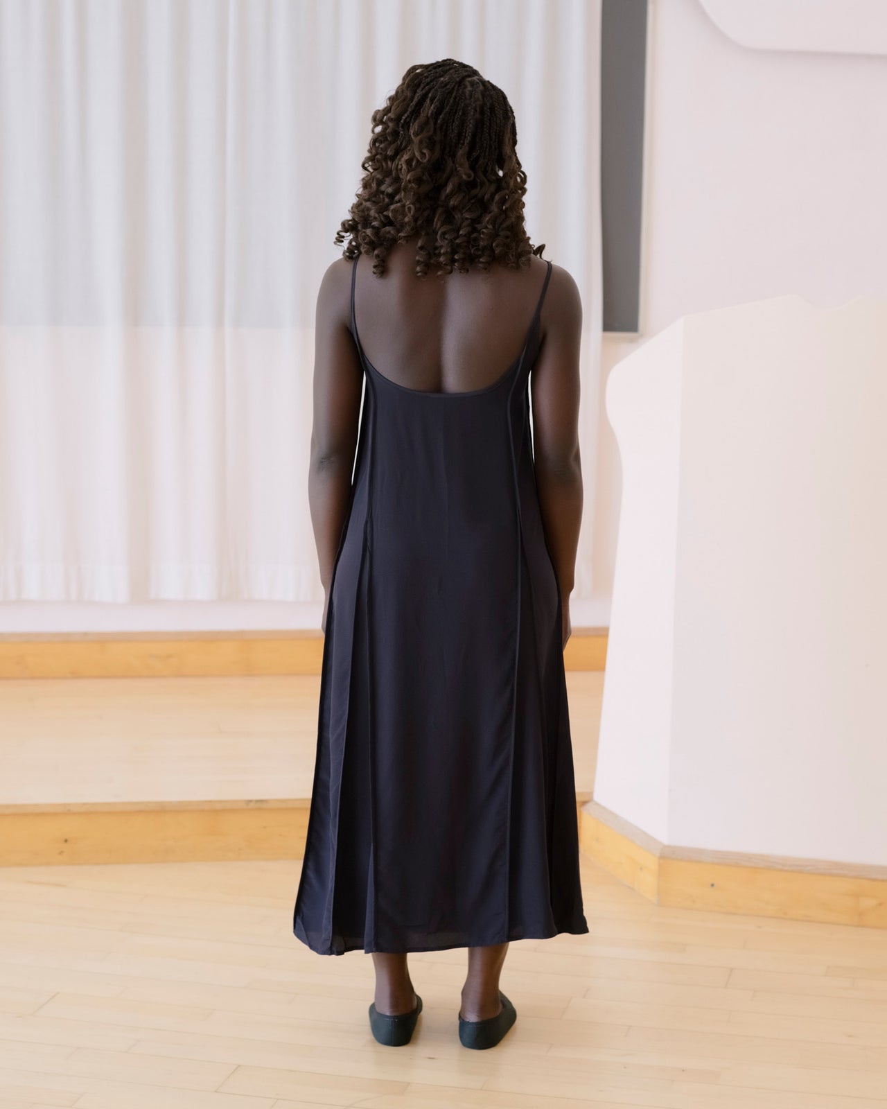 Ade Dress - Silk Crepe - Black