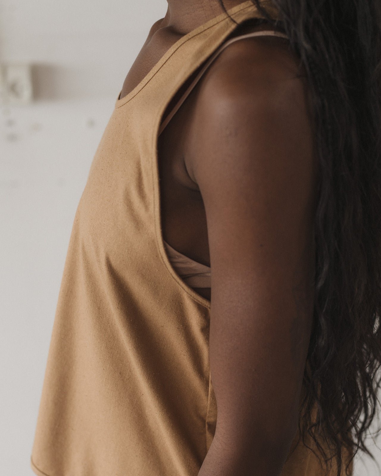 Apron Top - Wild Silk - Bath Brown