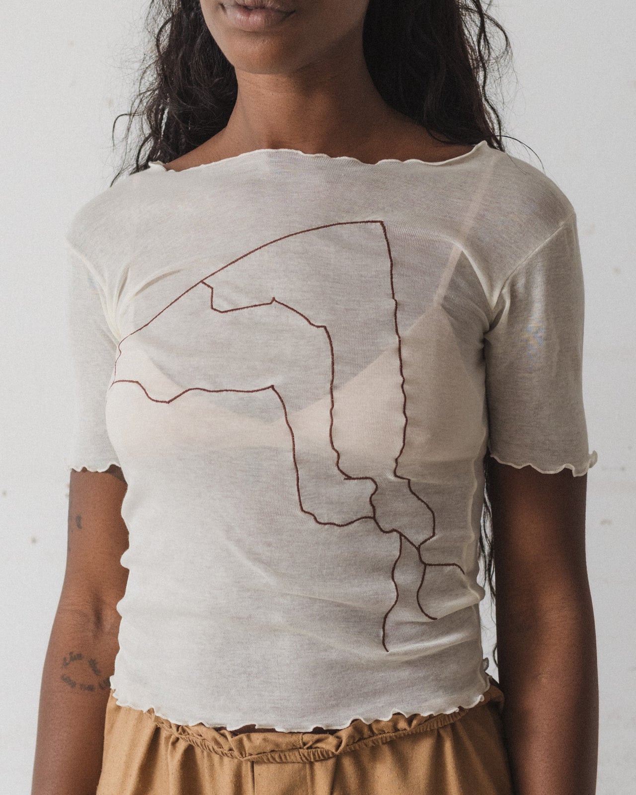 Aroostook Tee Shirt - Organic Cotton Gaze - Undyed