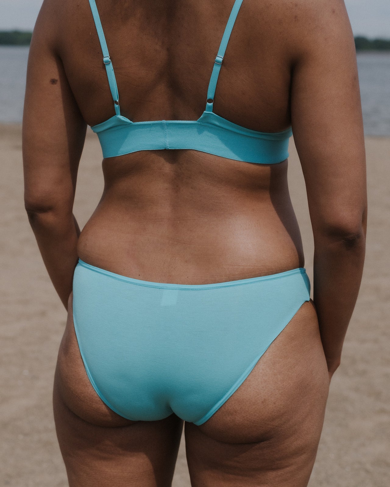 Bell Pants - Bamboo Lyocell - Charles Turquoise