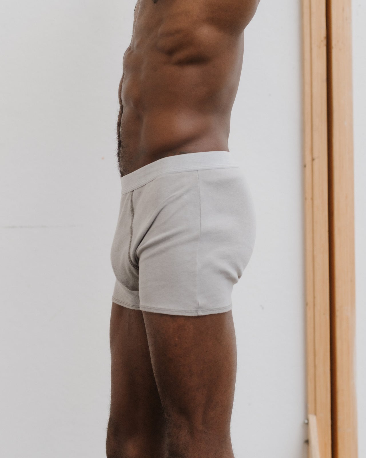 Briar Boxer - Regenerative Cotton Jersey - Basalt Grey