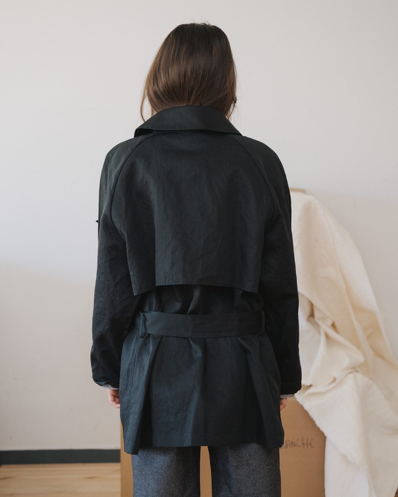 Clavo Coat - Technical Cotton - Black