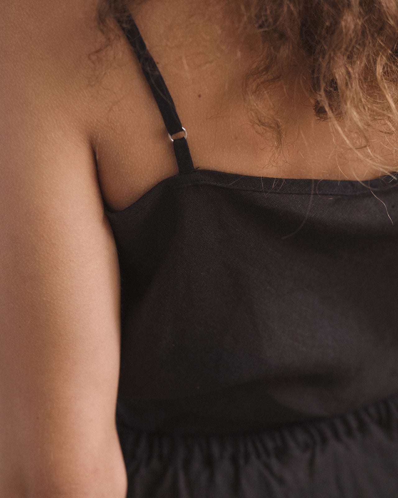 Dydine Top - Sheer Linen - Black