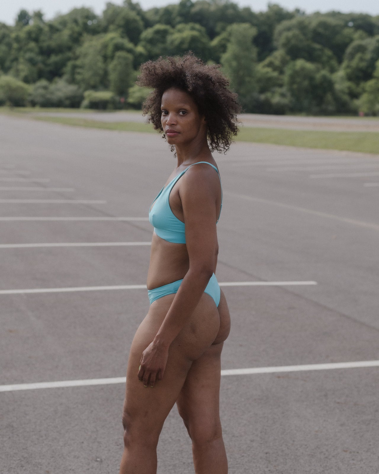 Enna Thong - Bamboo Lyocell - Charles Turquoise