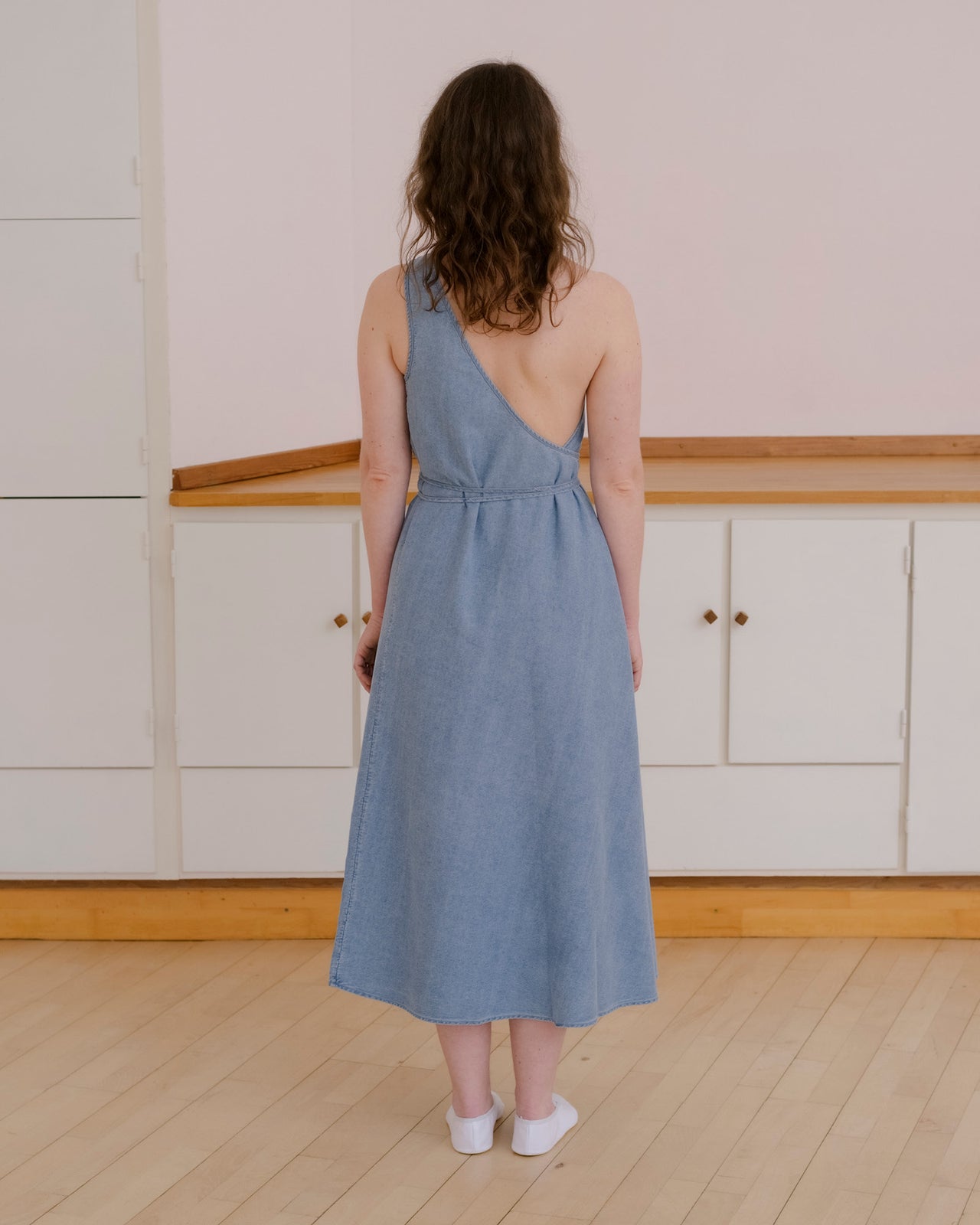 Eye Dress - Silk Cotton - Light Blue Wash