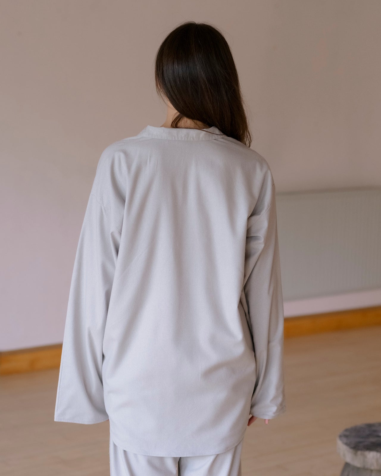 Gren Overshirt - Wild Silk - Prun Grey