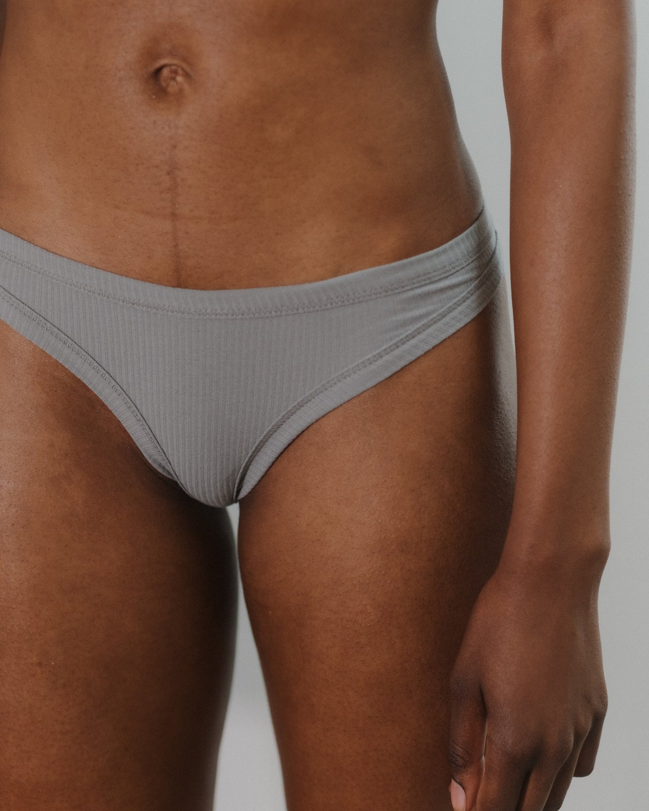 Heart Bell Pants - Organic Cotton Rib - Bow Blue