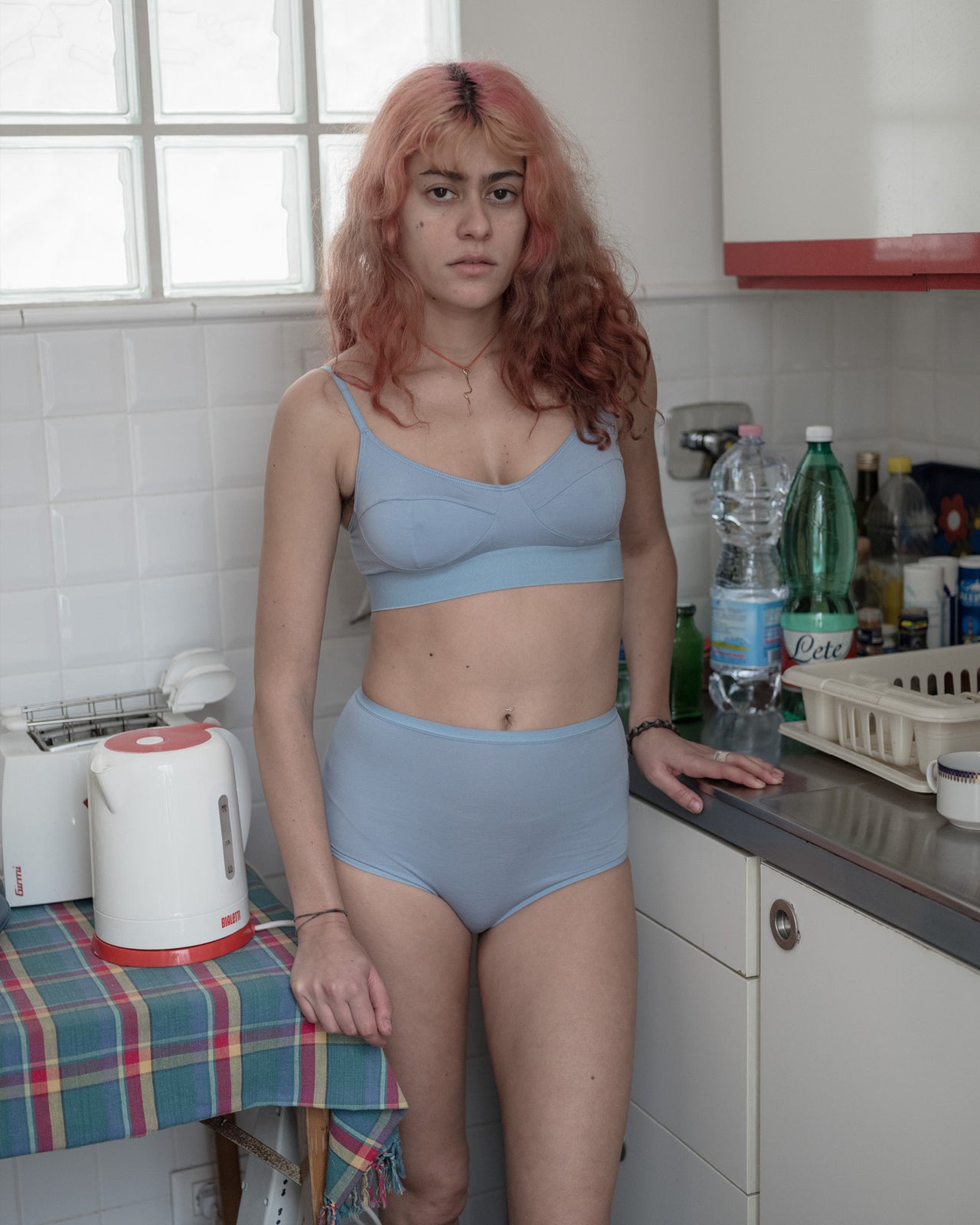 Highwaist Bell Pants - Bamboo Lyocell - Mixi Blue - WT23