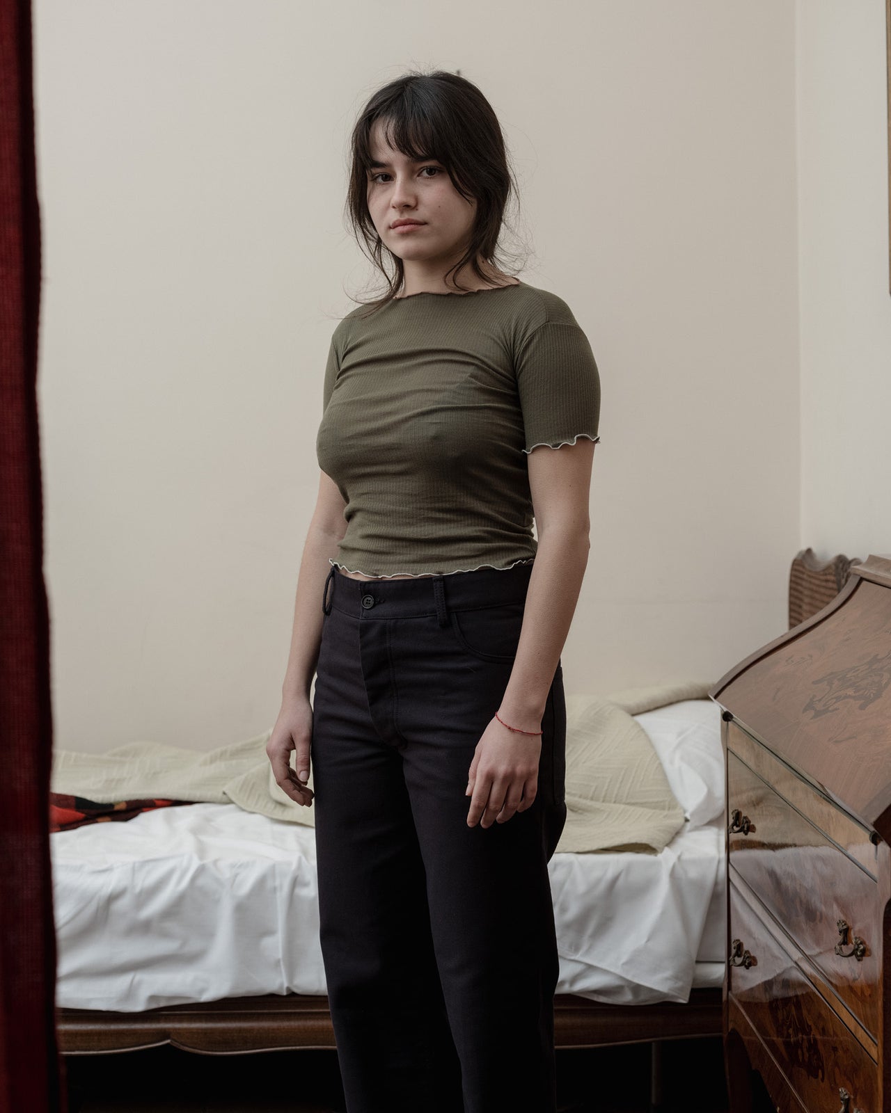 Indre Pants - Cotton Canvas - Black - WT23