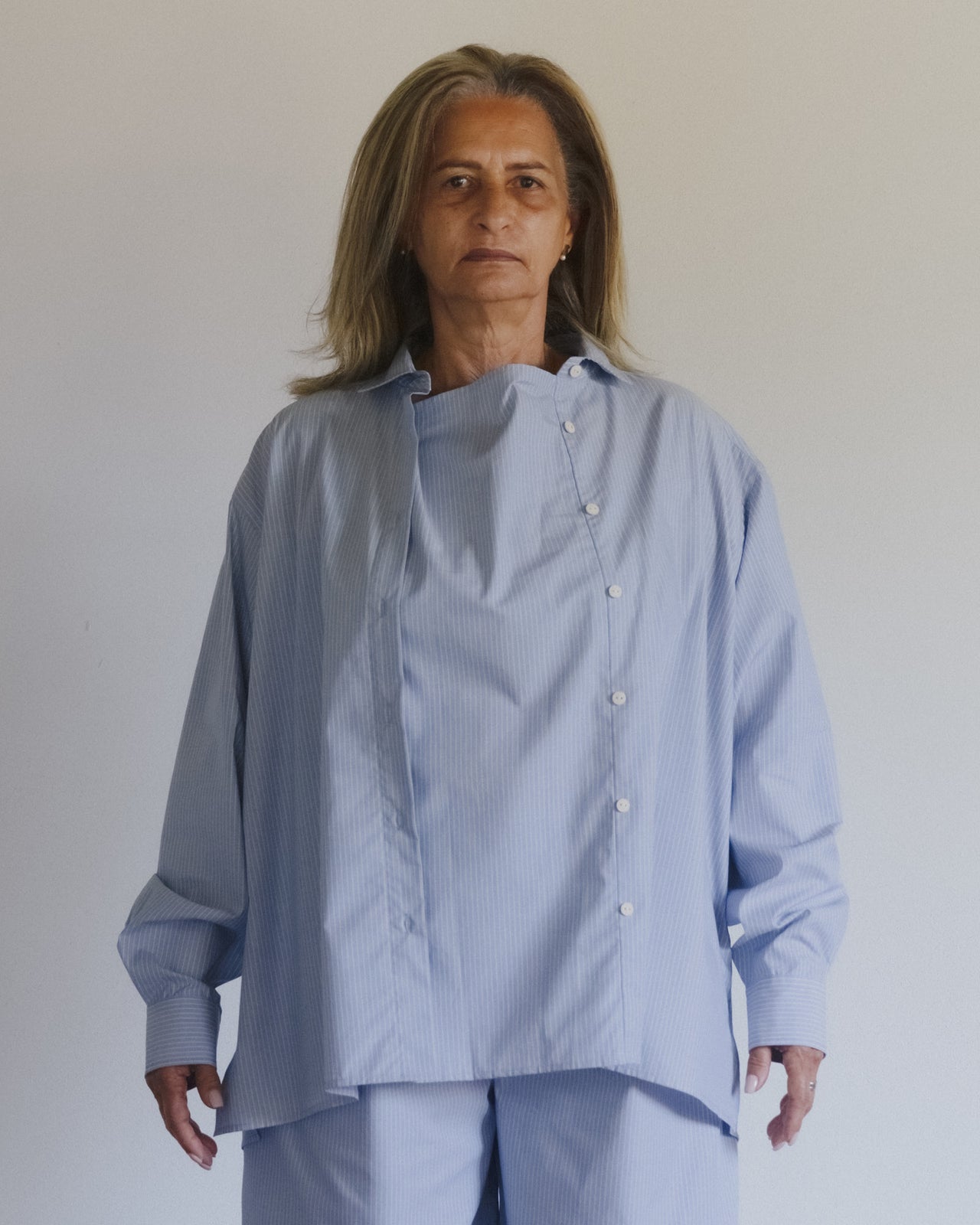 Keep Shirt - Organic Cotton Poplin - Blue Stripe