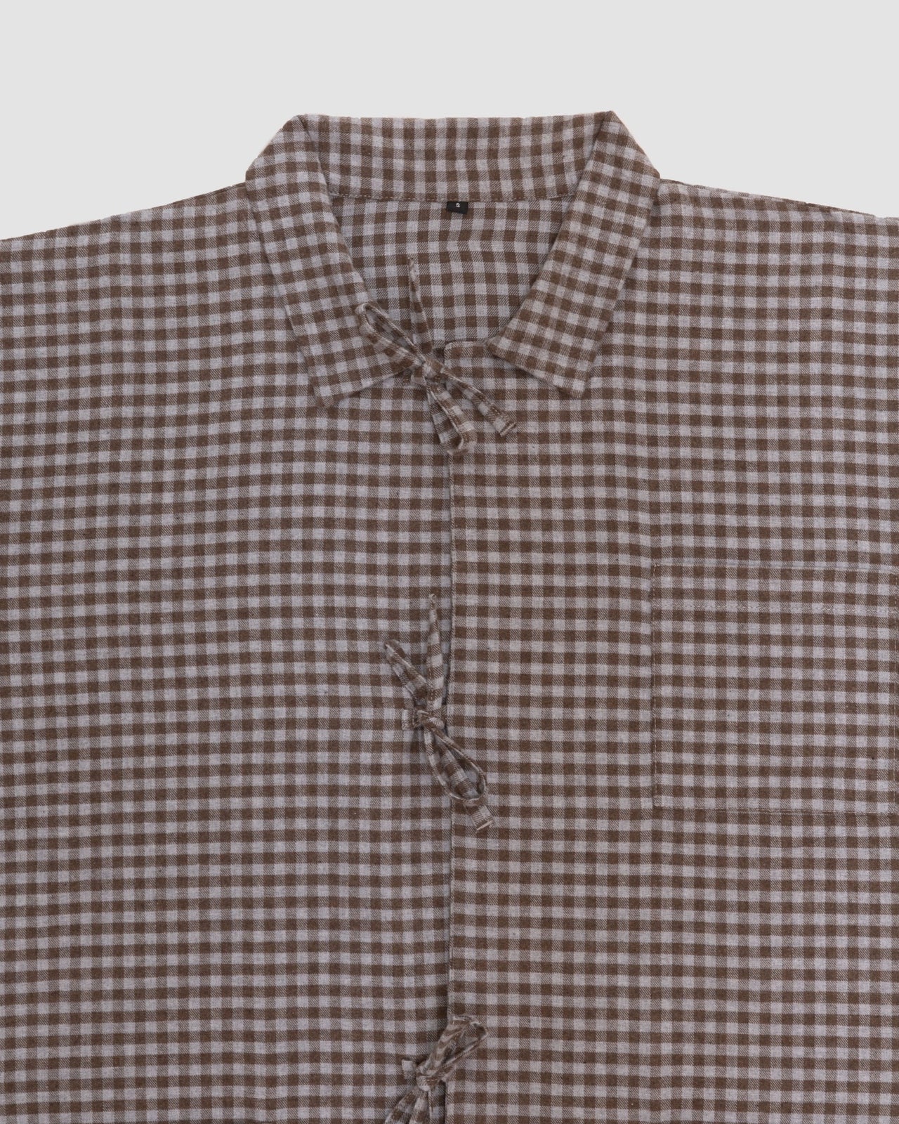 Limber Shirt - Organic Cotton Flannel - Brown Grey Flannel