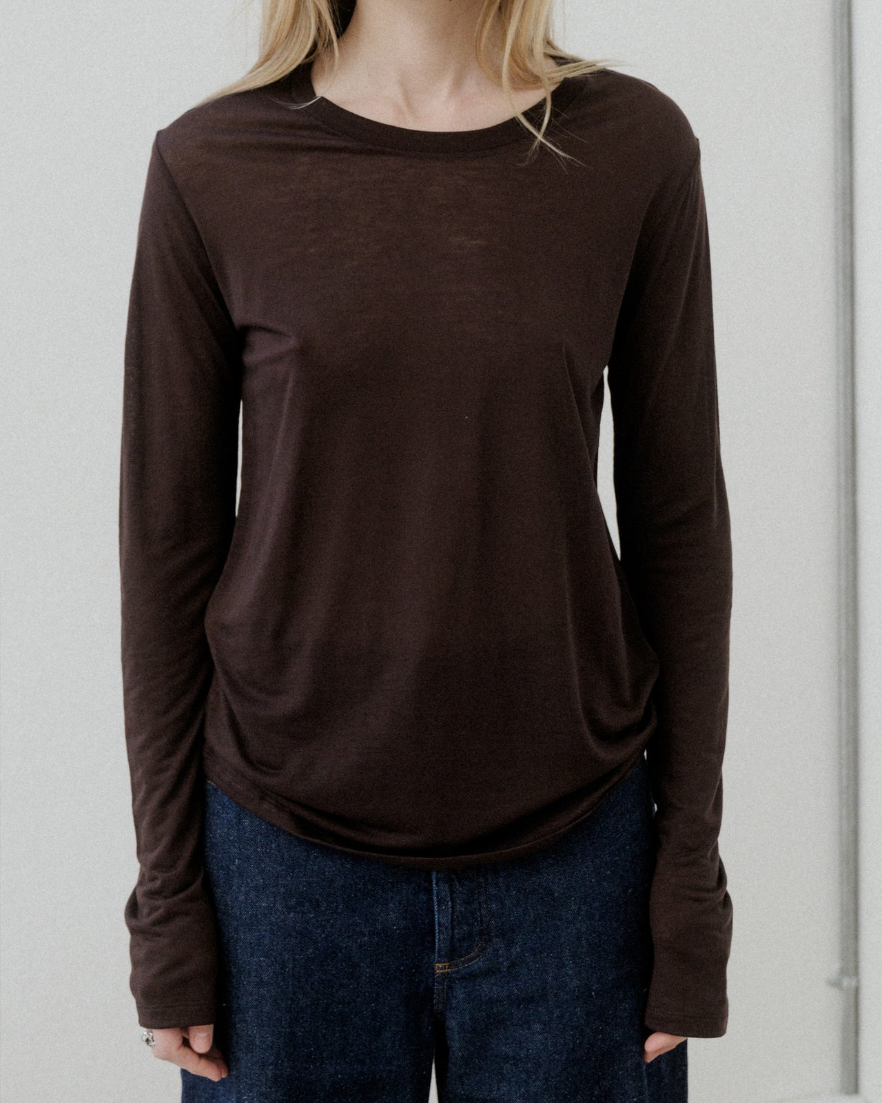 Long Sleeve Tee - Bamboo Lyocell - Tactile