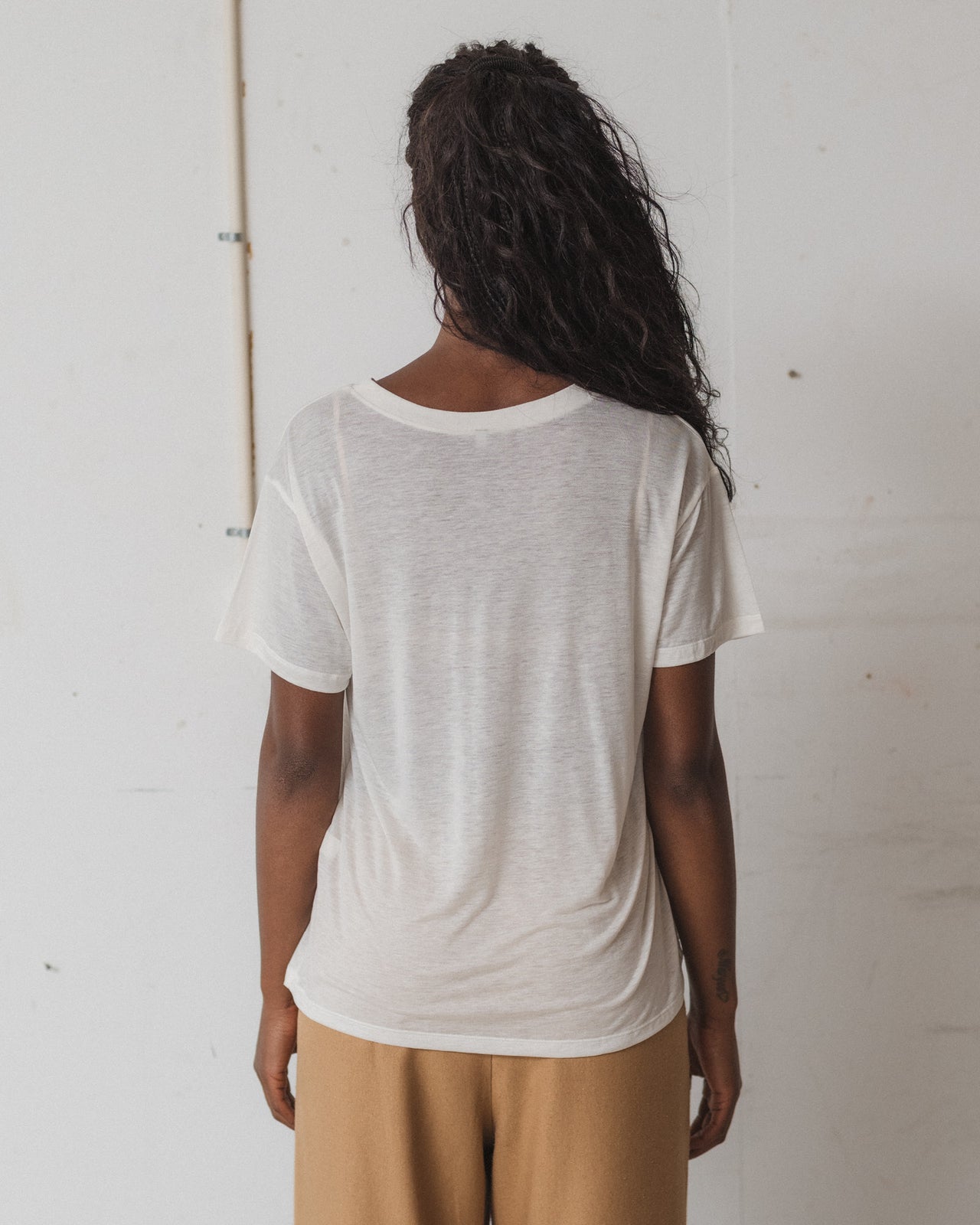 Loose Tee - Bamboo Lyocell - Undyed