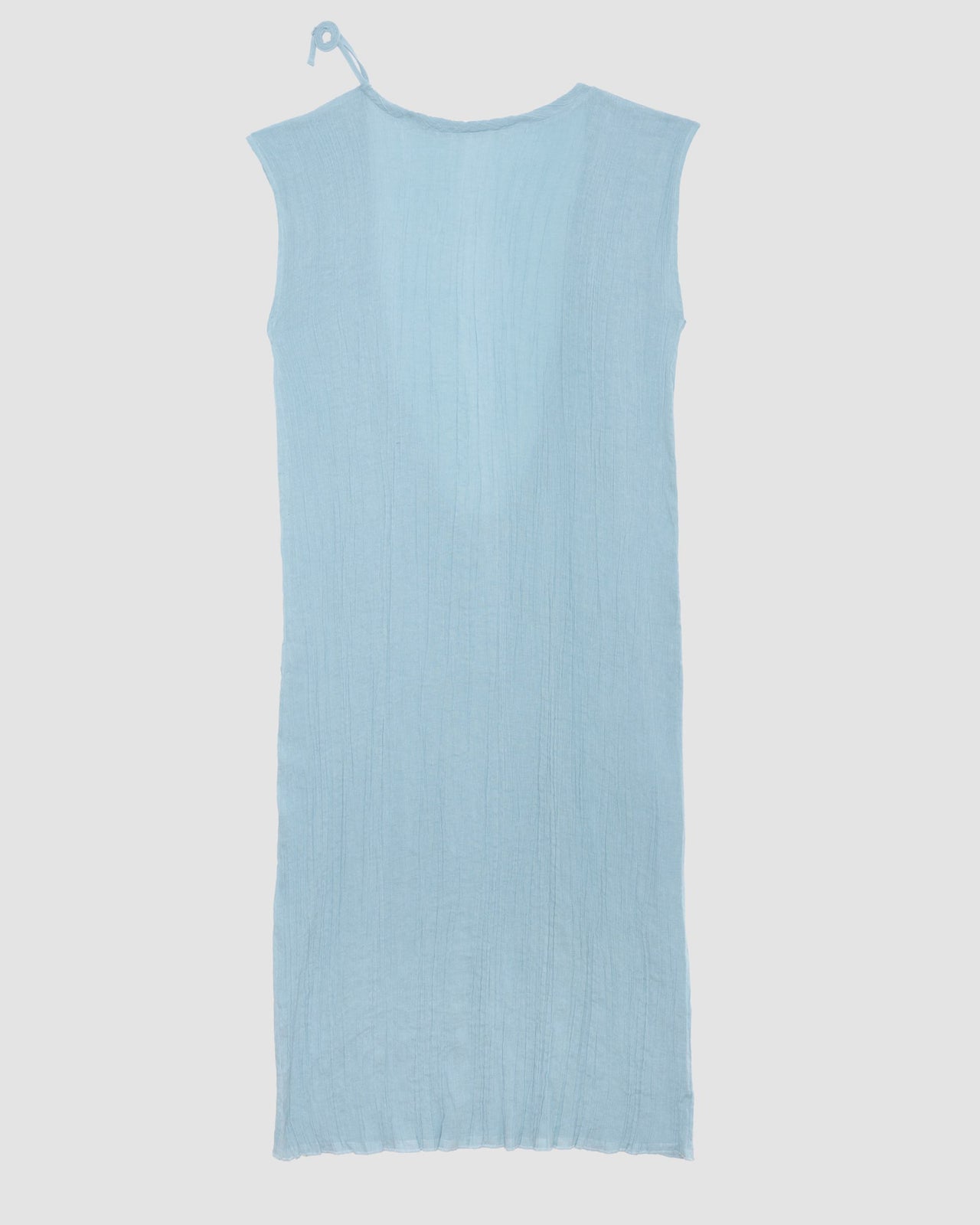 Max Dress - Crinkle Linen - Wuxi Blue