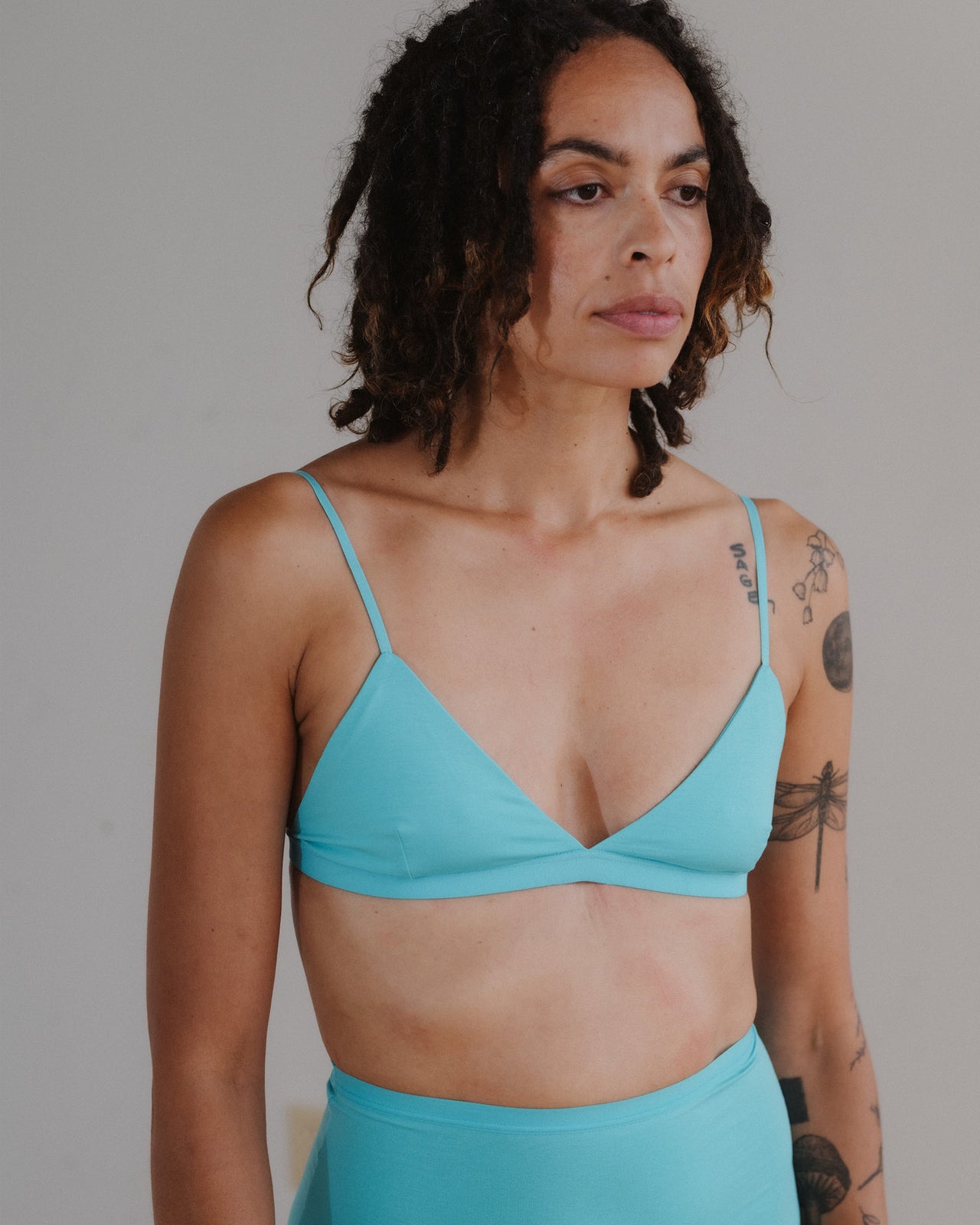 Mississippi Bra - Bamboo Lyocell - Charles Turquoise