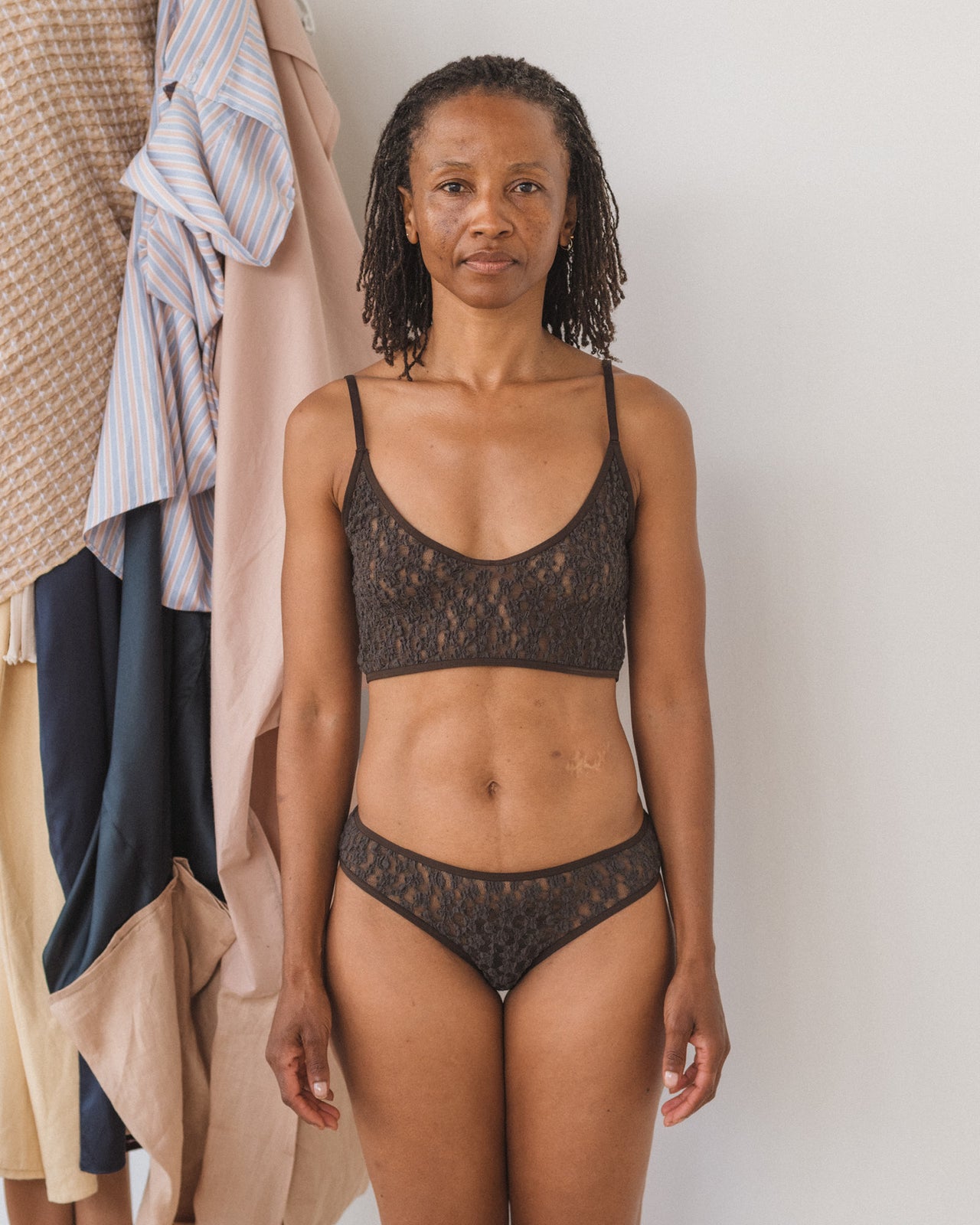 Musial Pants - Organic Cotton Lace - Black