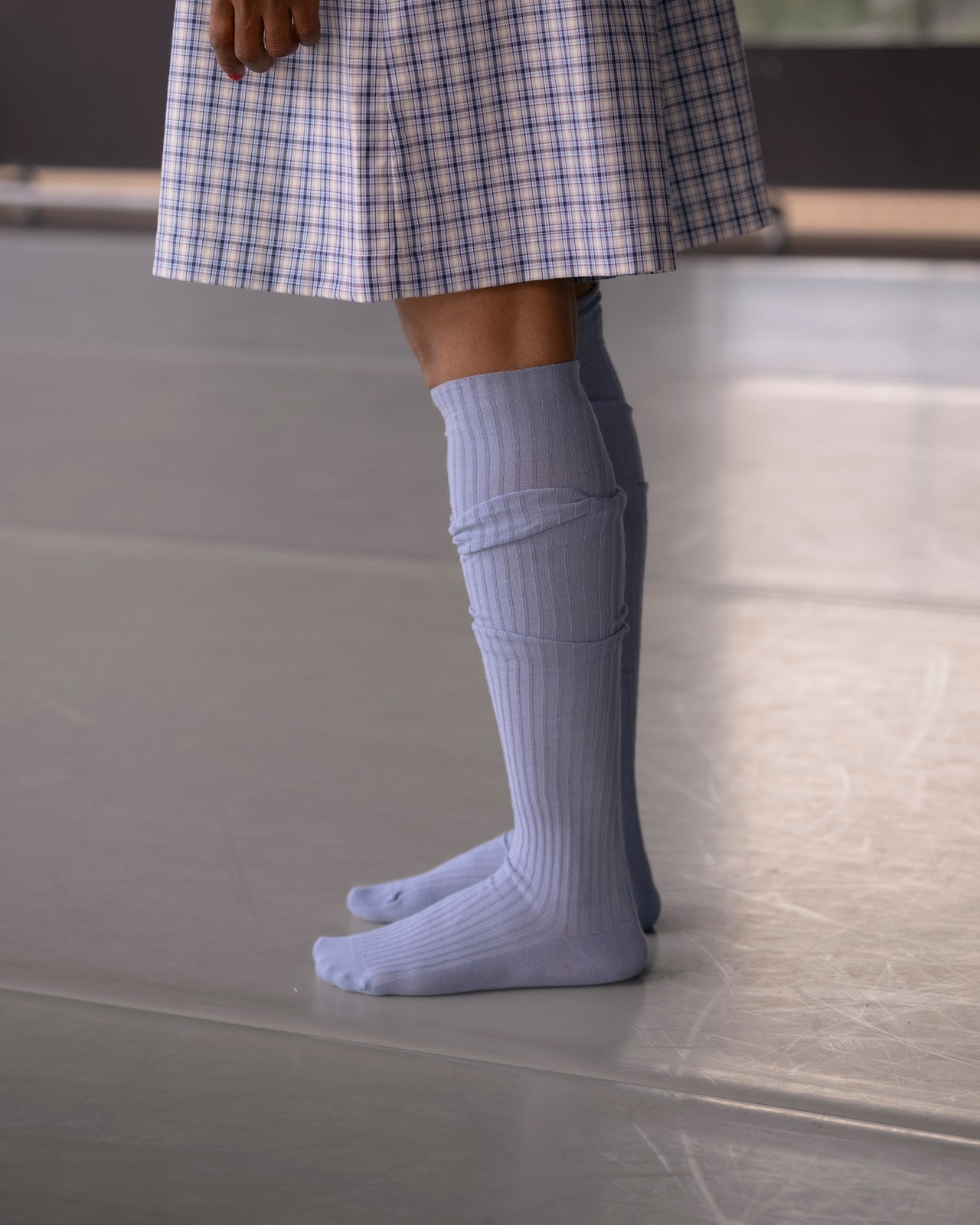 Overknee Socks - Organic Cotton - Korai Blue