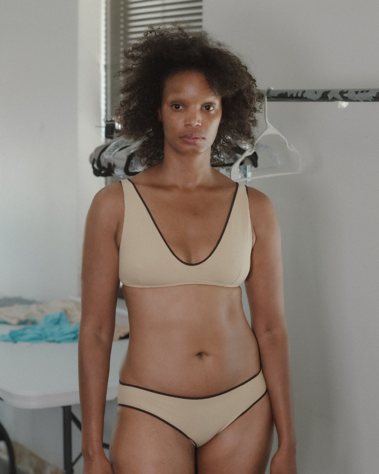 Pam Bra - Fine Organic Cotton Rib - Hen Yellow