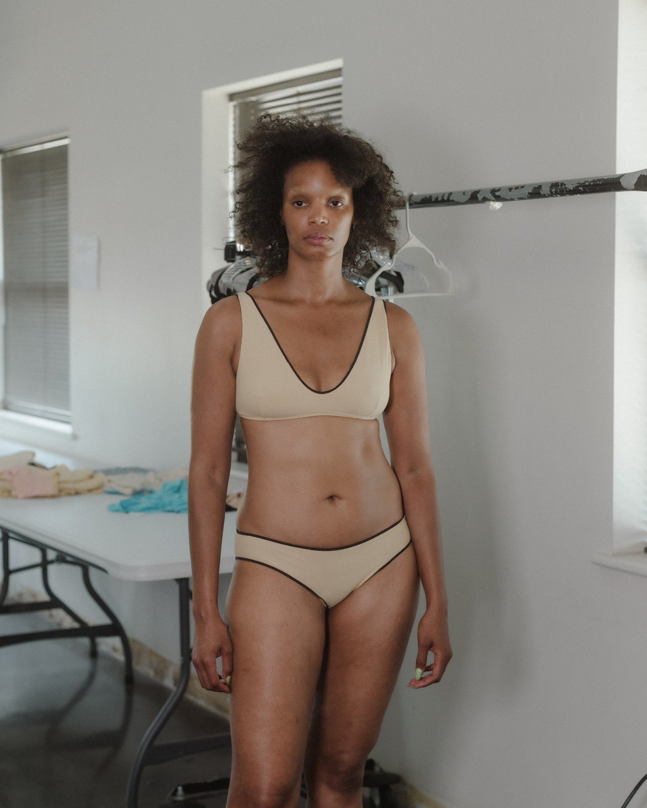 Pam Bra - Fine Organic Cotton Rib - Hen Yellow