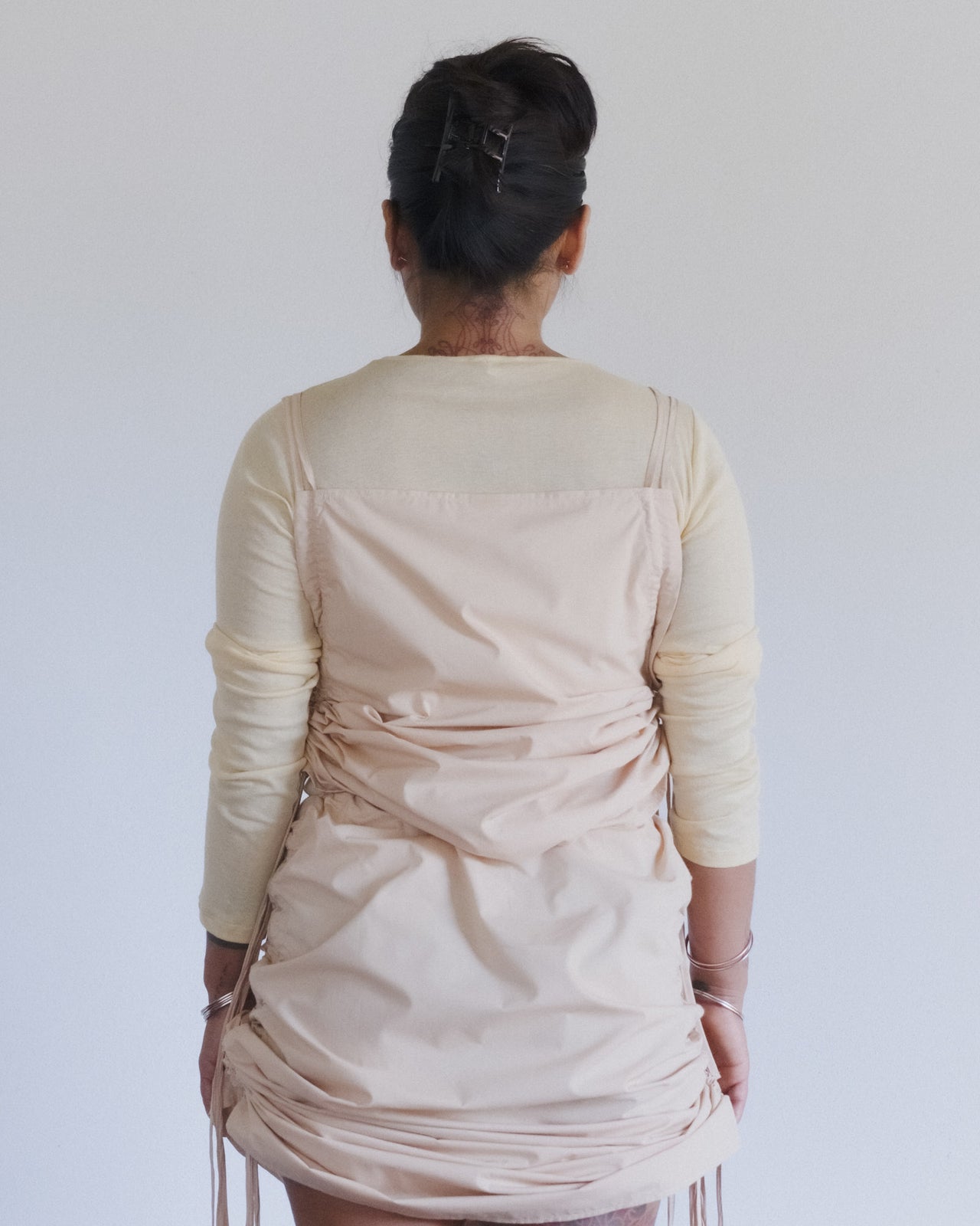 Pictorial Top - Organic Cotton Poplin - Andradita Sand