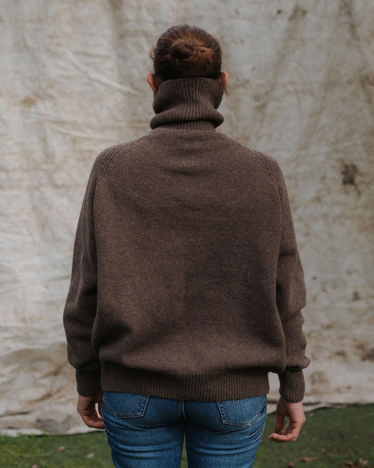 Soar Turtleneck - Arles Merino Wool - Burel Brown