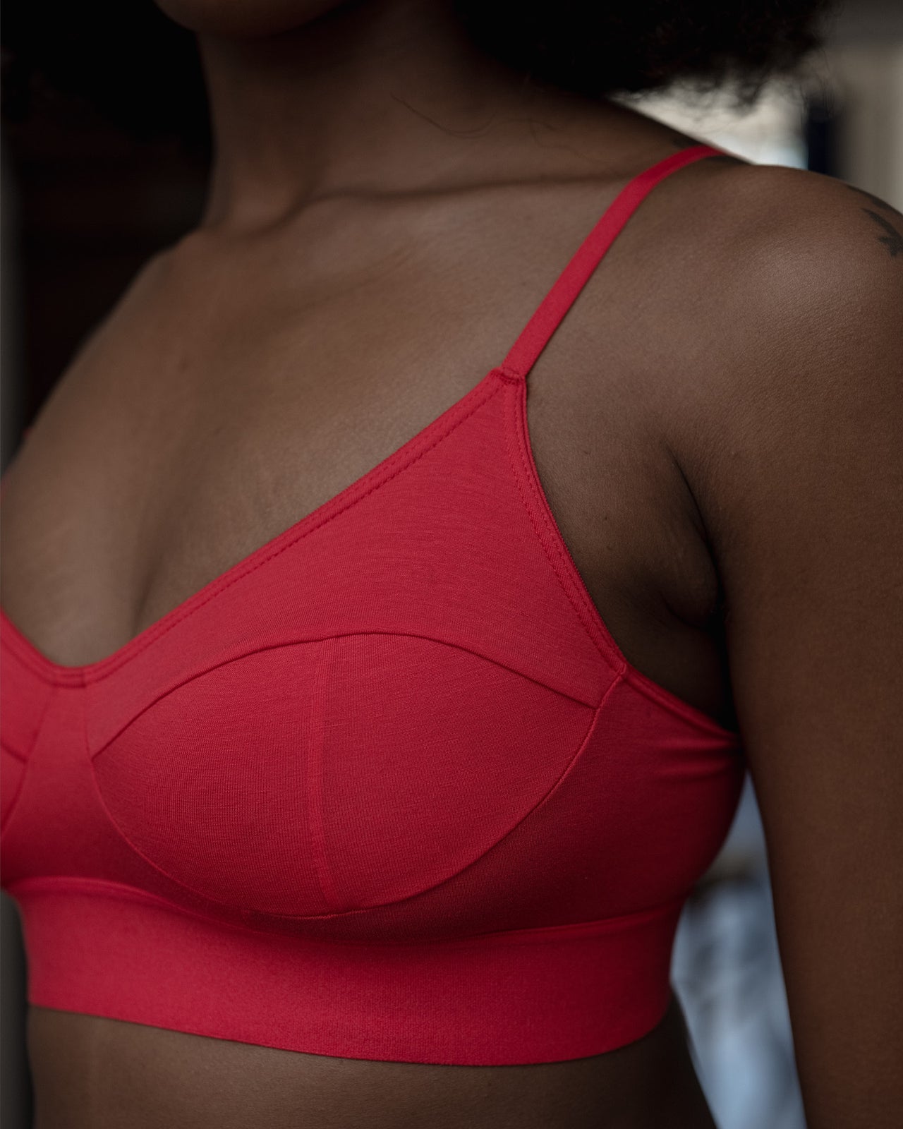 Soft Bra - Bamboo Lyocell - Dio Red - WT23