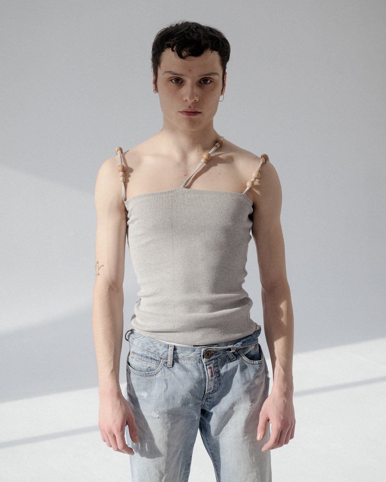 Tav Tank - Recycled Cotton - Grey Melange