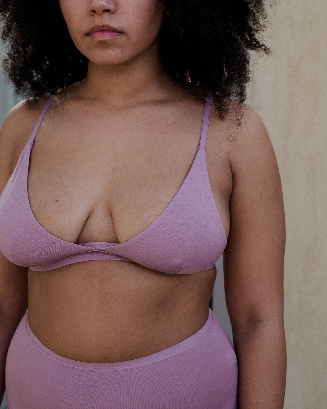 Triangle Bra - Bamboo Lyocell - Still Purple