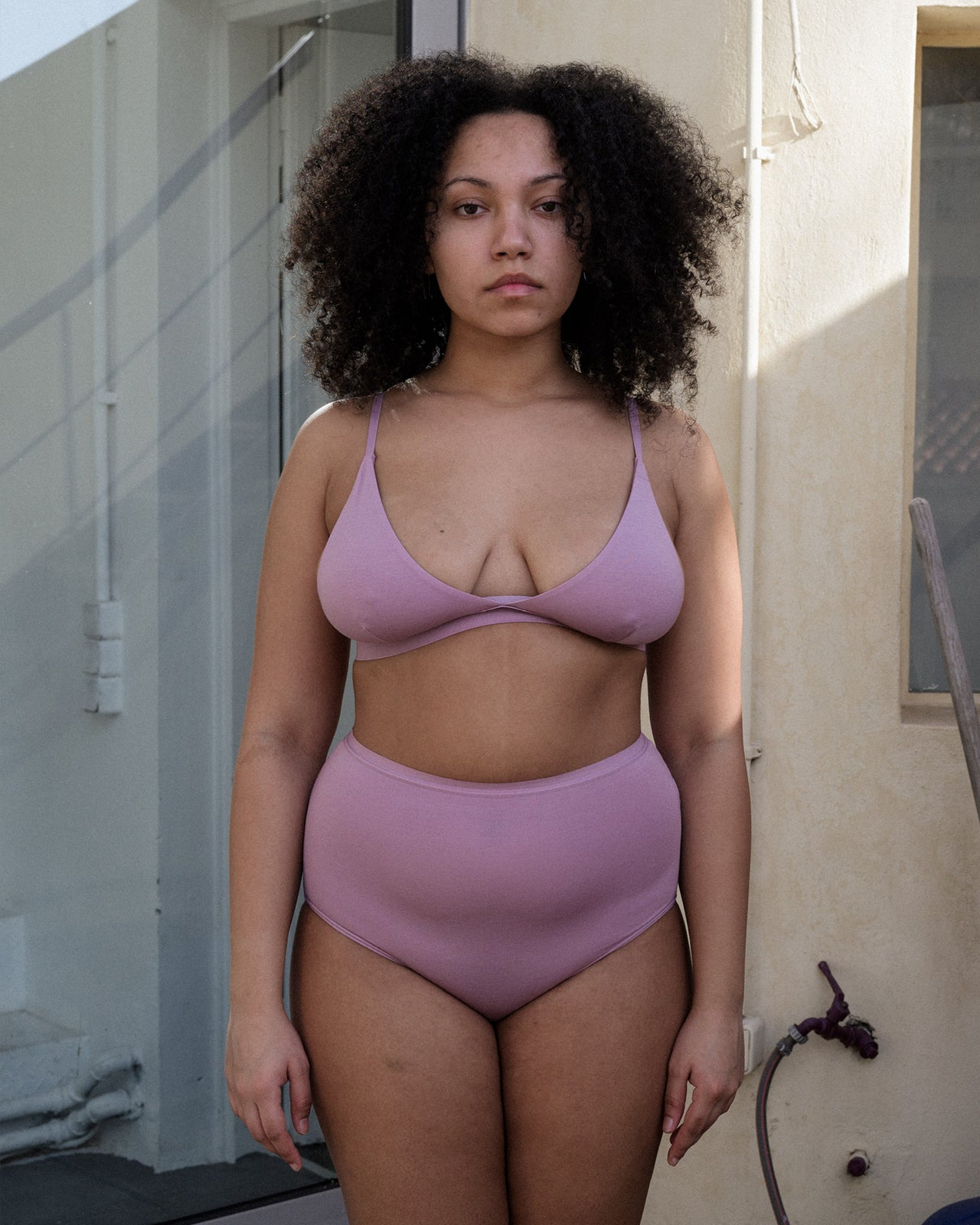 Triangle Bra - Bamboo Lyocell - Still Purple
