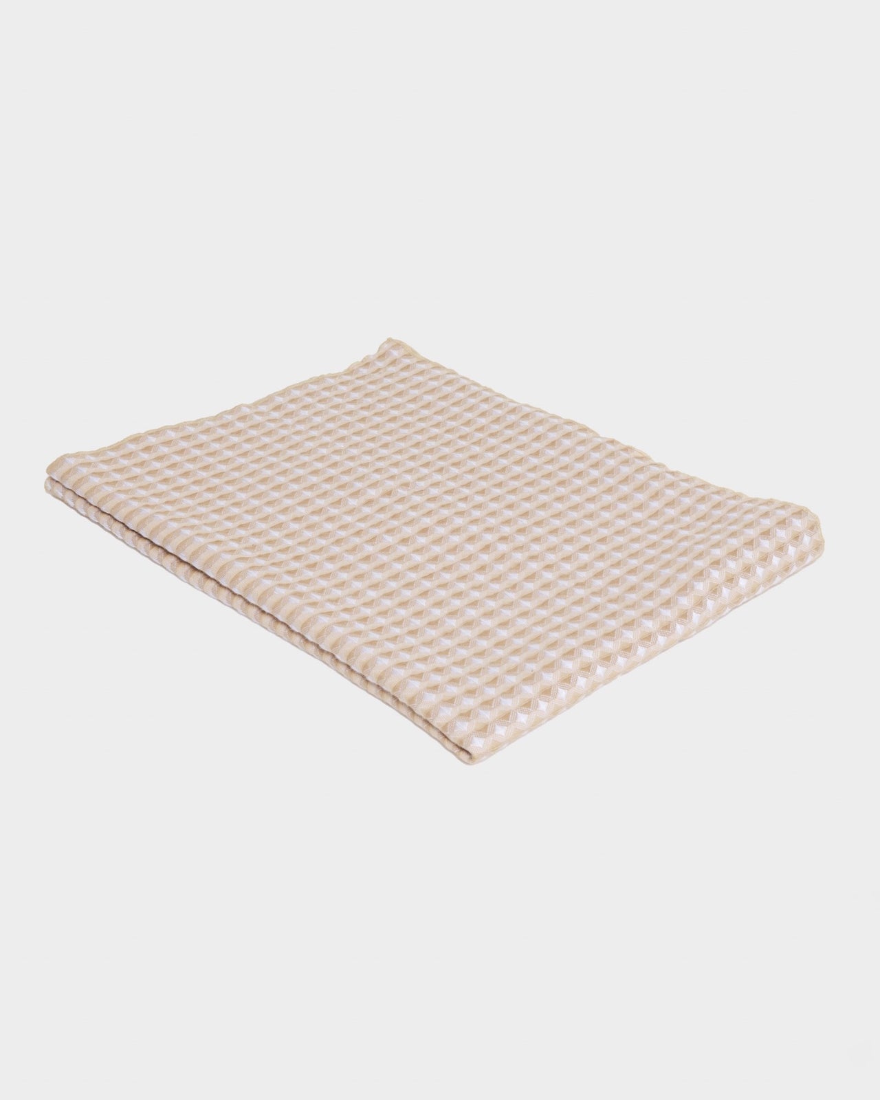 Waffle Beach Towel - Organic Cotton Waffle - Broom Brown