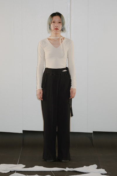 Lhasa Pants - Fleece Rib - Black - AU20