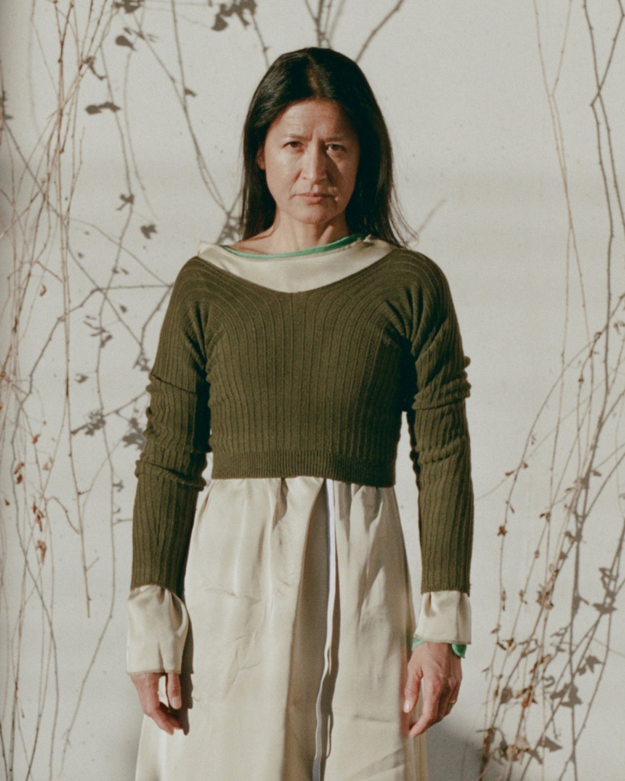 Tights Top - Fine Merinos - Selva Green - WT22