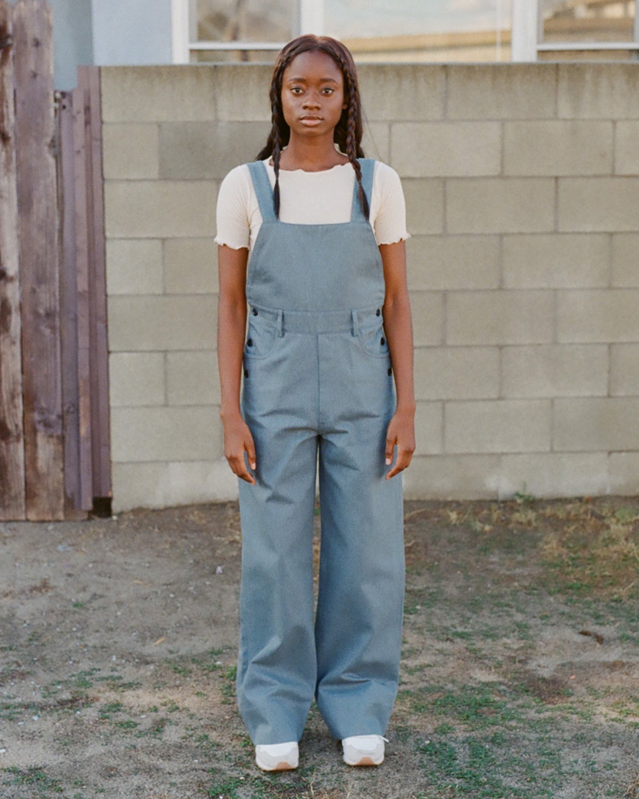 Navalo Jumpsuit - Recycled Cotton and Denim - Dark Grey - AU21