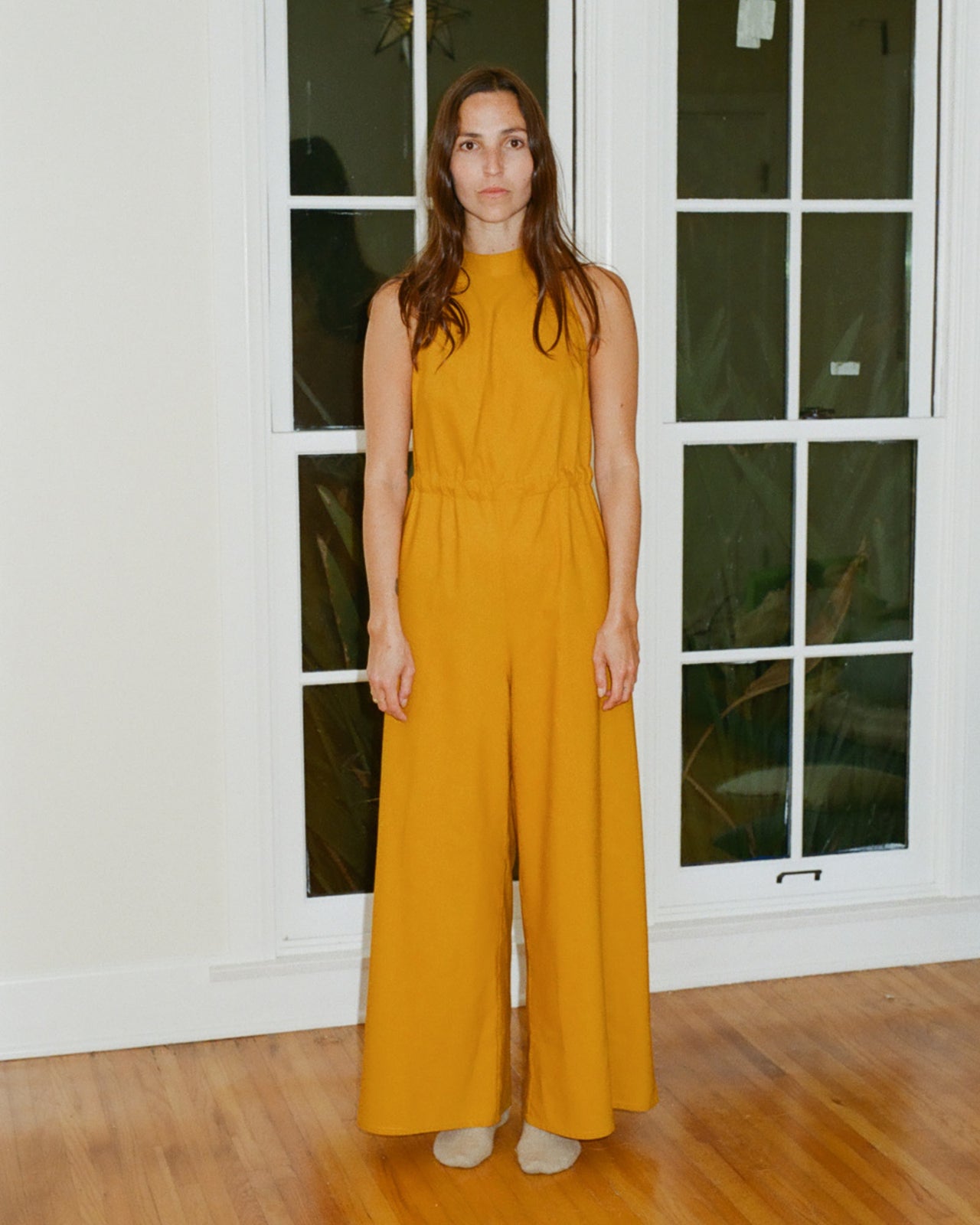 Shore Jumpsuit - Wild Silk/Wool - Fout Orange - AU21