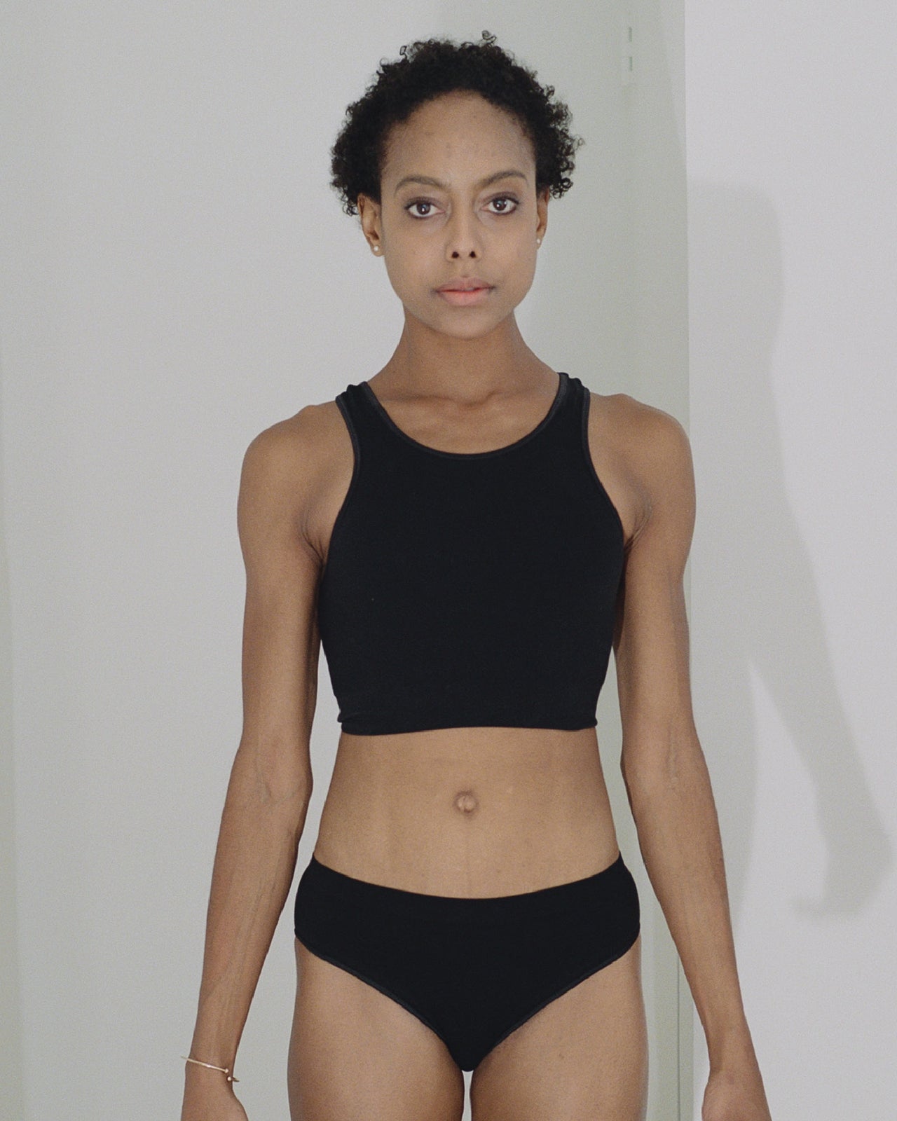 Oleta Highneck Bra - Black