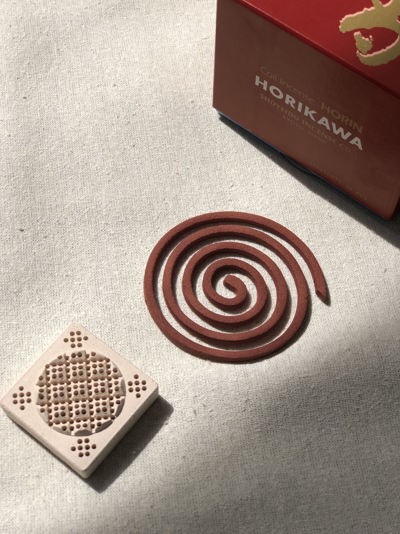 Shoyeido - Horikawa Coil/River Path Incense (10 pcs) - Baserange AU