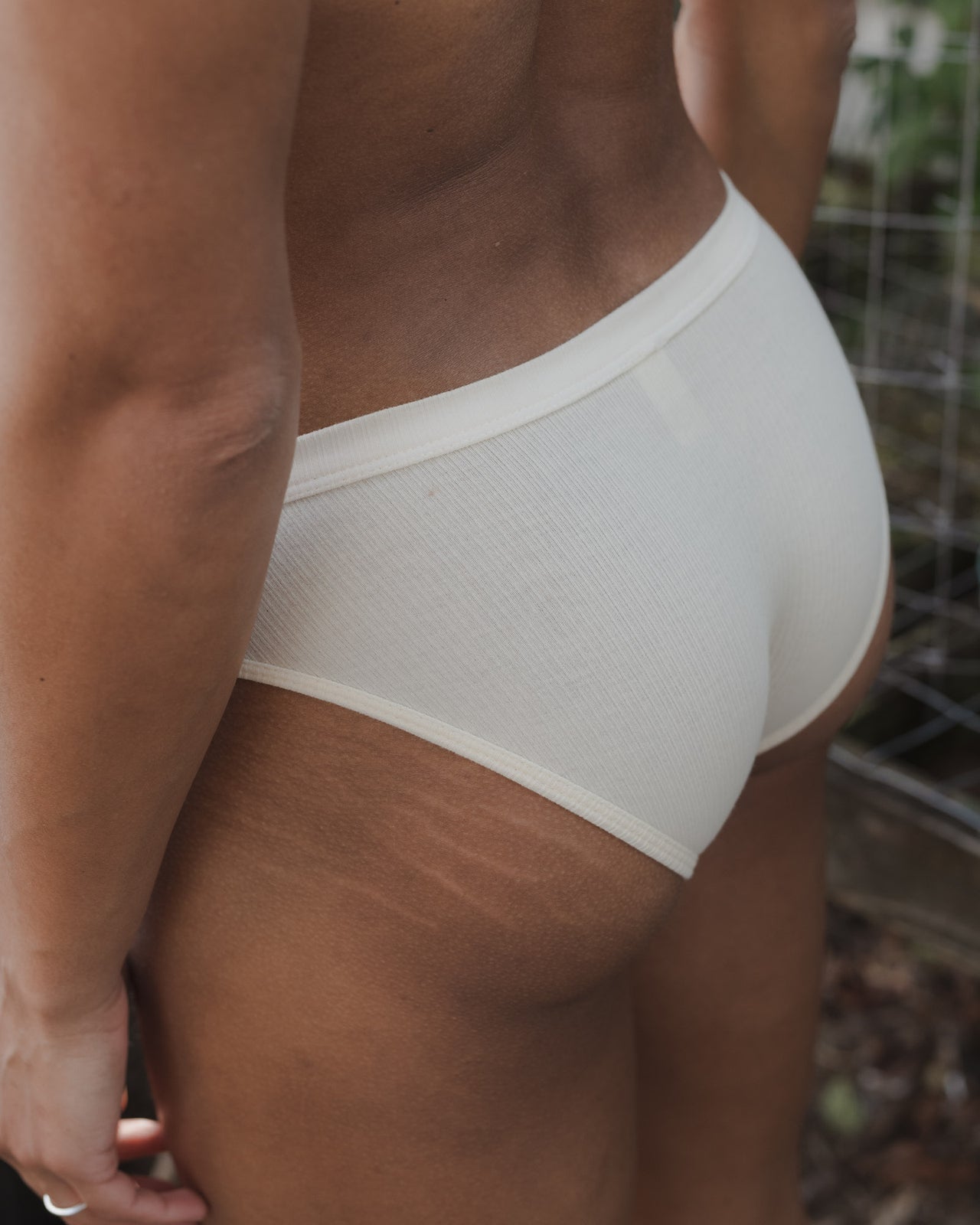 Alae Bell Pants - Organic Cotton Rib - Hape Egg - WT21