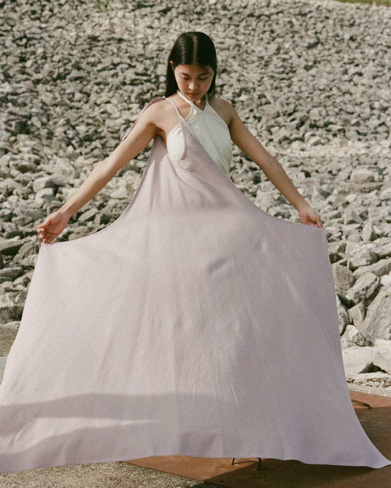 Apron Dress - Wild Silk - Nimbus - SU23