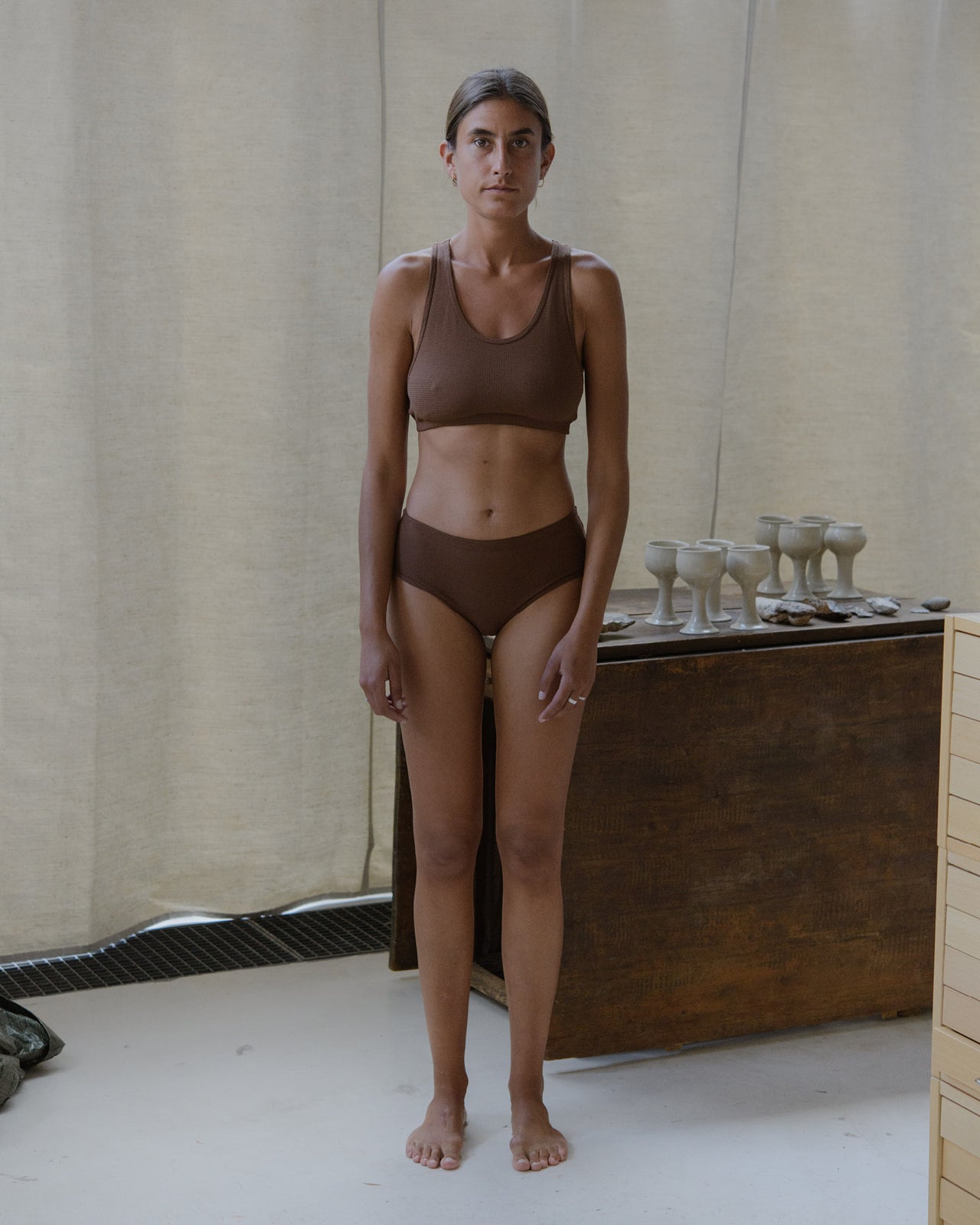 Bean Bra - Organic Cotton Waffle - Ocular - SP23