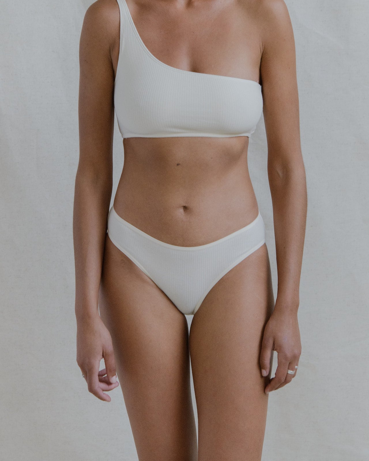 Bell Pants - Cotton Rib - Off White - SP23