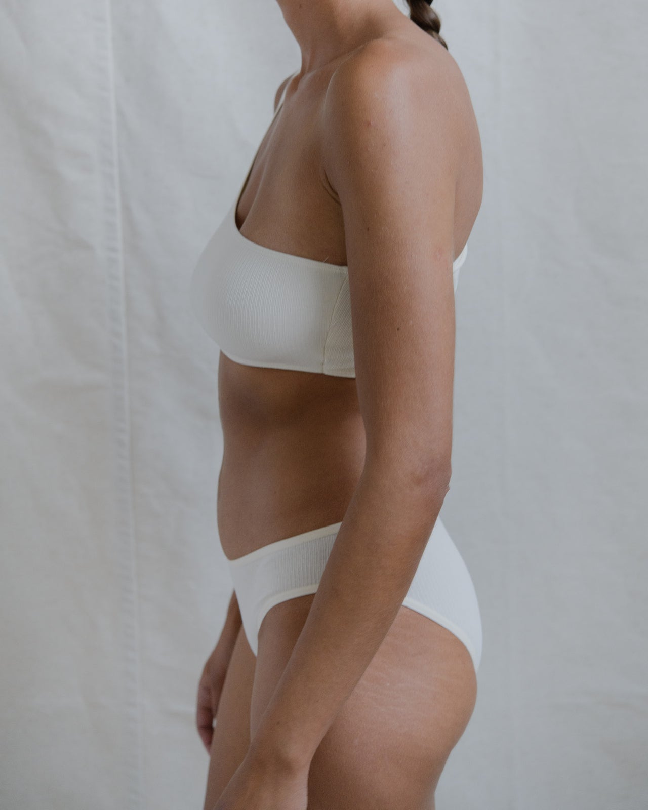 Bell Pants - Cotton Rib - Off White - SP23