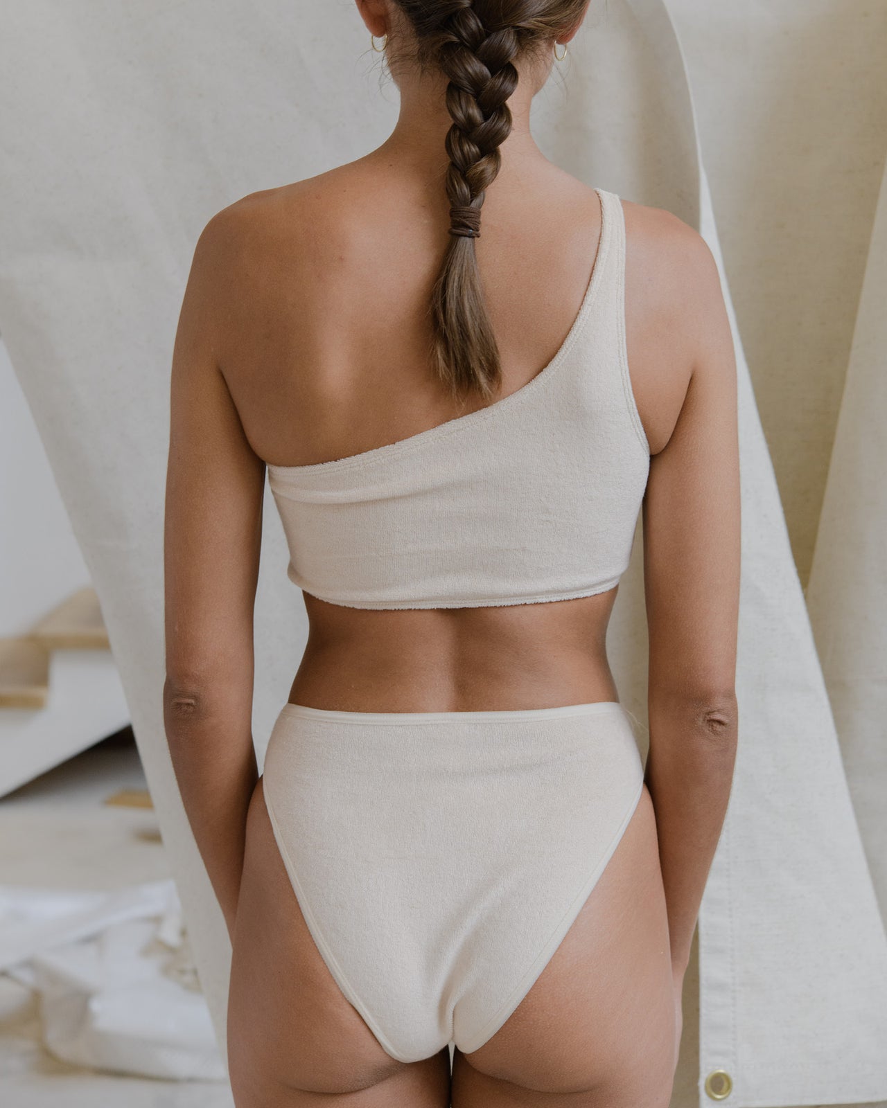 Bell Pants - Terry Cotton - Spring 16 Ecru - SP23