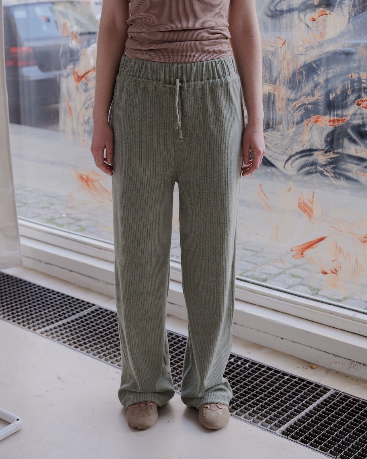 Douglas Pants - Terry Fleece - Birgi Green - AU23