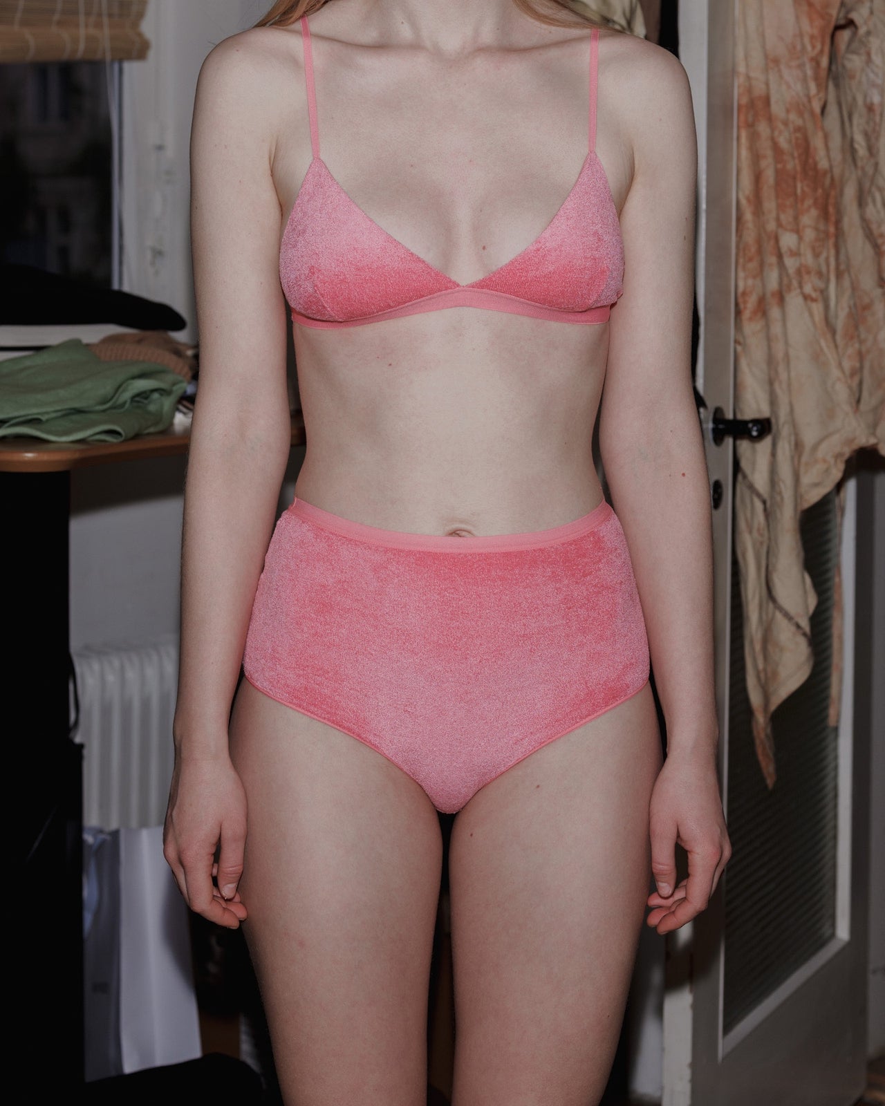 Highwaist Bell Pants - Velour - Zui Pink - AU23