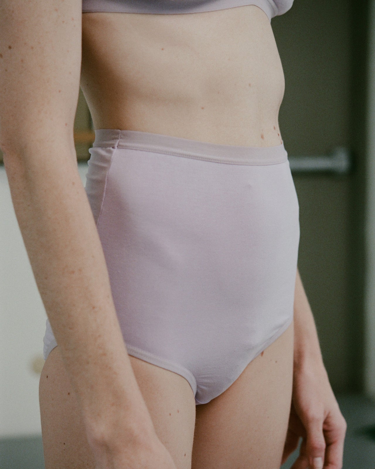 Highwaist Bell Pants - Bamboo Lyocell - Sea Purple - SU23