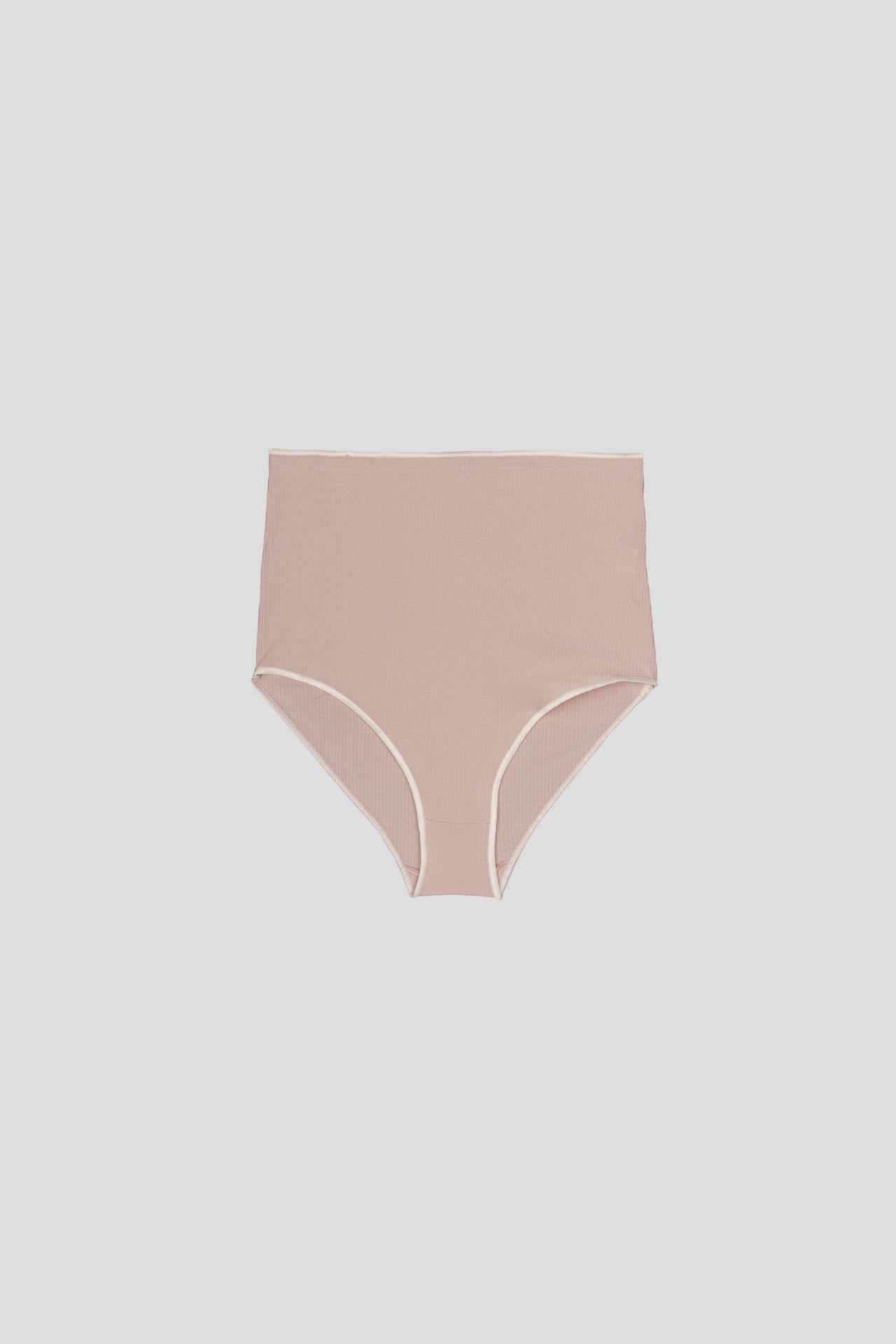 Highwaist Pam Pants - Organic Cotton Rib - Laut Pink/Contrast - SU22