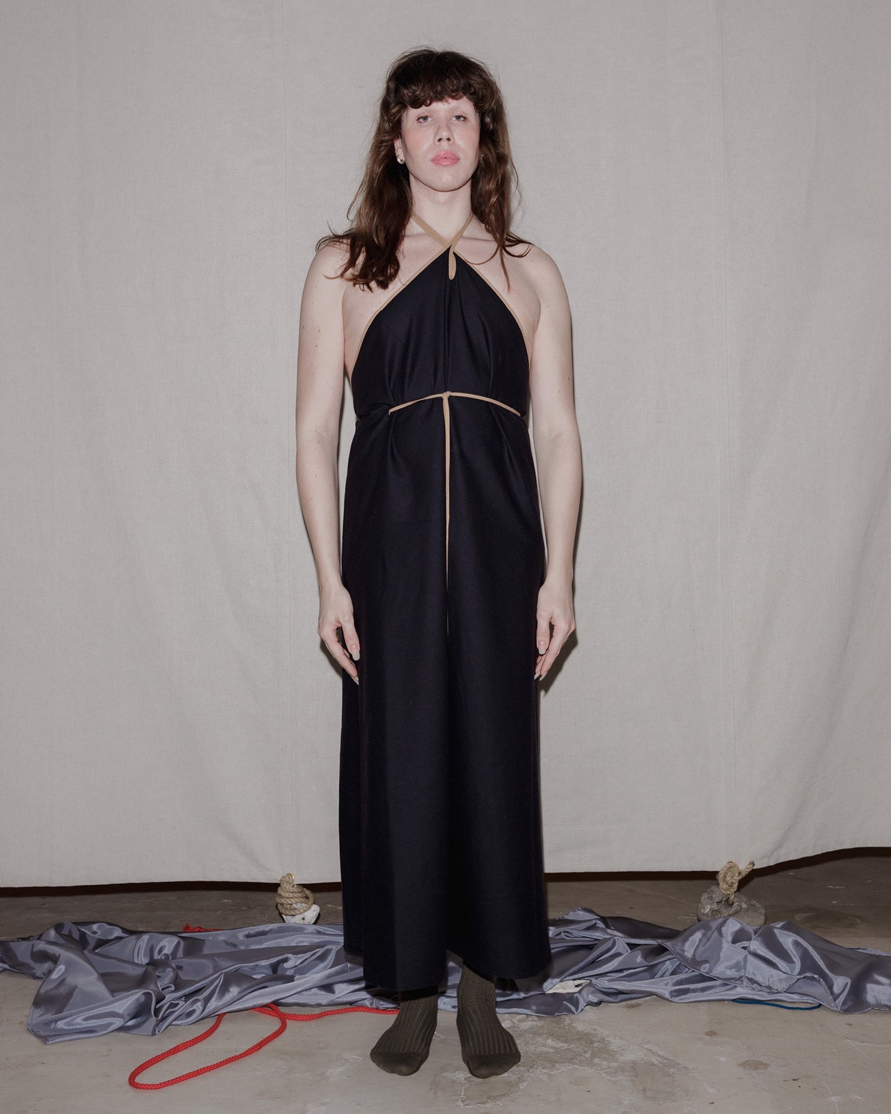 Mar Dress - Wild Silk - Black - AU23