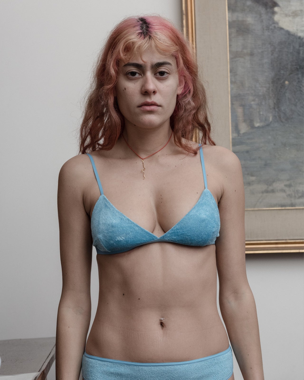 Mississippi Bra - Velours - Civi Blue - WT23