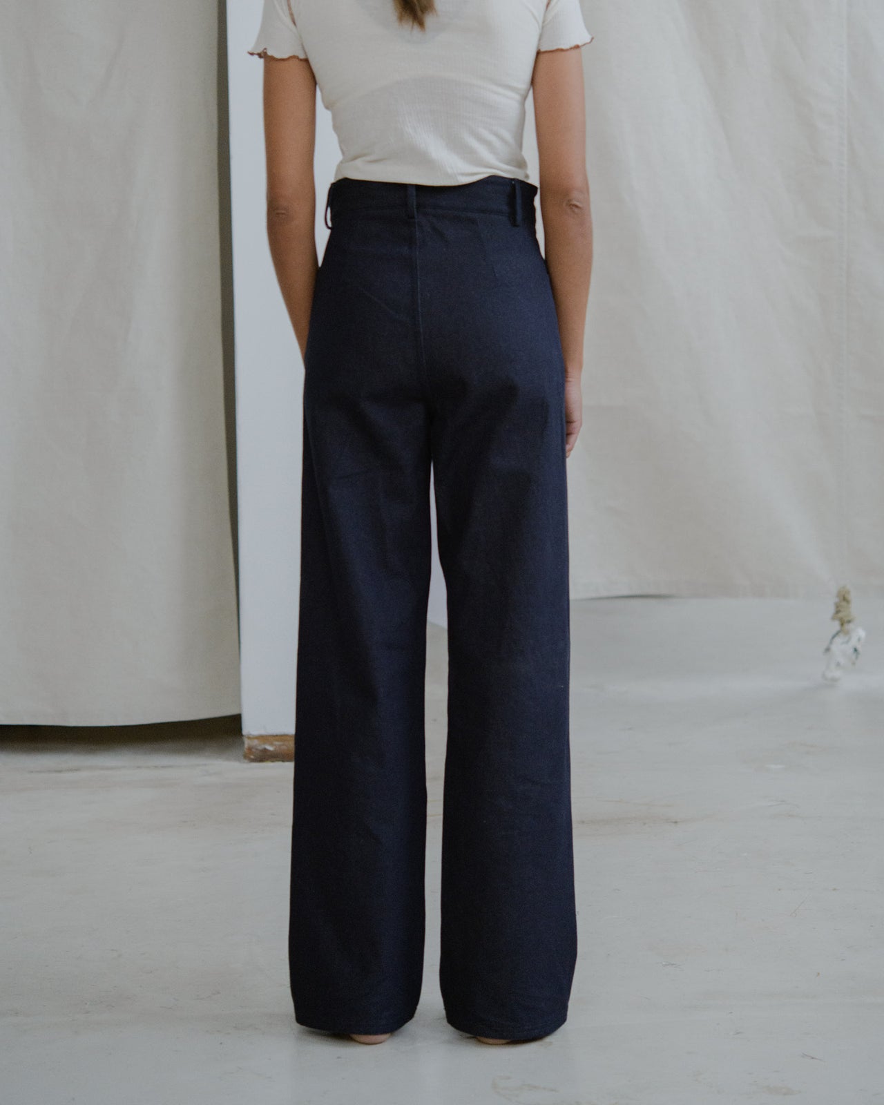 Navalo Pants - Brushed Denim - Raw Blue Denim - SP23