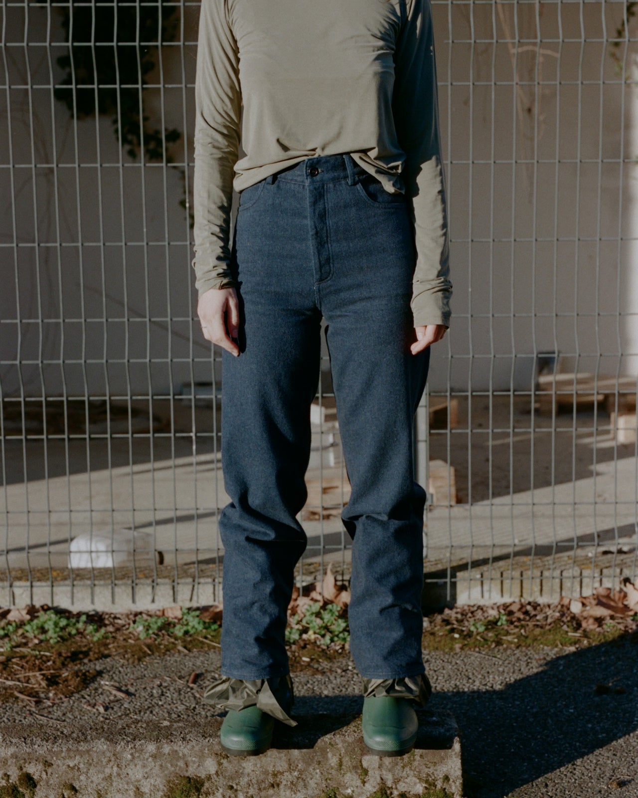 Navalo Pants - Brushed Denim - Dark Blue - WT22